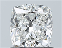 Natural Diamond 1.01 Carats, Cushion with  Cut, F Color, SI1 Clarity and Certified by GIA