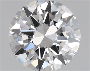 Picture of Natural Diamond 0.50 Carats, Round with Very Good Cut, D Color, SI1 Clarity and Certified by GIA
