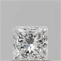Natural Diamond 0.70 Carats, Princess with  Cut, G Color, VS2 Clarity and Certified by GIA