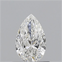 Natural Diamond 0.55 Carats, Pear with  Cut, F Color, VS2 Clarity and Certified by GIA