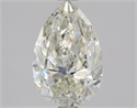 Natural Diamond 1.60 Carats, Pear with  Cut, L Color, SI2 Clarity and Certified by GIA