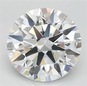 Picture of Lab Grown Diamond 4.50 Carats, Round with Ideal Cut, D Color, IF Clarity and Certified by IGI
