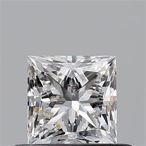 Foto Diamante Natural 0.52 quilates, Princesa , Color F, claridad SI1 y certificado GIA de