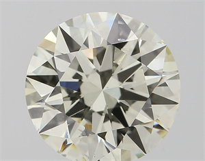 Picture of Natural Diamond 2.52 Carats, Round with Excellent Cut, K Color, SI1 Clarity and Certified by IGI