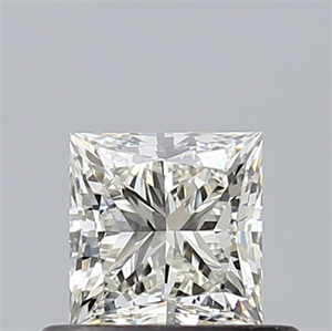 Picture of Natural Diamond 0.50 Carats, Princess with  Cut, J Color, VVS1 Clarity and Certified by GIA