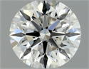 Natural Diamond 0.41 Carats, Round with Excellent Cut, F Color, IF Clarity and Certified by GIA