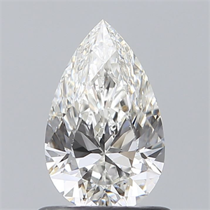 Foto Diamante Natural 0.71 quilates, De pera , Color G, claridad SI1 y certificado GIA de