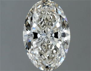 Picture of Natural Diamond 1.05 Carats, Oval with  Cut, I Color, SI1 Clarity and Certified by IGI