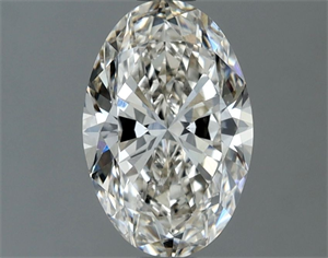 Picture of Natural Diamond 1.05 Carats, Oval with  Cut, I Color, SI1 Clarity and Certified by IGI