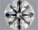 Natural Diamond 0.40 Carats, Round with Excellent Cut, F Color, SI1 Clarity and Certified by GIA
