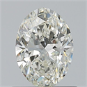 Natural Diamond 0.70 Carats, Oval with  Cut, I Color, VS1 Clarity and Certified by GIA