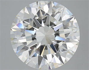 Picture of Natural Diamond 5.18 Carats, Round with Excellent Cut, H Color, VVS2 Clarity and Certified by IGI