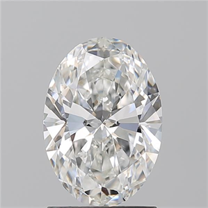 Picture of Natural Diamond 1.51 Carats, Oval with  Cut, G Color, VS2 Clarity and Certified by GIA