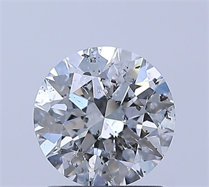Picture of Natural Diamond 1.21 Carats, Round with Excellent Cut, E Color, I1 Clarity and Certified by GIA