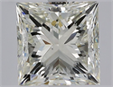 Diamante Natural 3.01 quilates, Princesa , Color L, claridad SI1 y certificado GIA