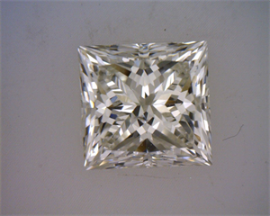 Foto Diamante Natural 1.01 quilates, Princesa , Color K, claridad SI1 y certificado GIA de