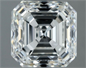 Natural Diamond 1.00 Carats, Asscher with  Cut, G Color, VS2 Clarity and Certified by IGI