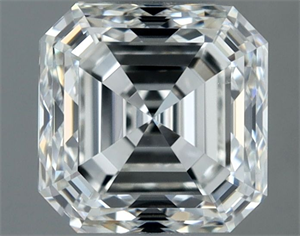 Picture of Natural Diamond 1.00 Carats, Asscher with  Cut, G Color, VS2 Clarity and Certified by IGI