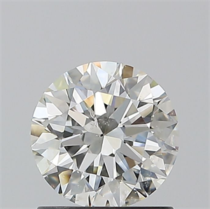 Picture of Natural Diamond 1.01 Carats, Round with Excellent Cut, J Color, SI2 Clarity and Certified by GIA