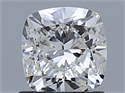 Diamante Natural 1.20 quilates, Del cojín , Color I, claridad SI1 y certificado GIA