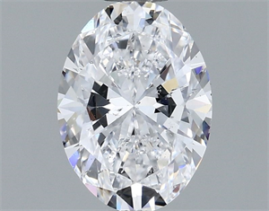 Picture of Natural Diamond 1.00 Carats, Oval with  Cut, D Color, SI1 Clarity and Certified by GIA