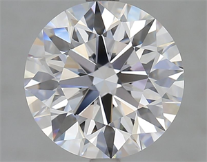 Picture of Lab Grown Diamond 2.55 Carats, Round with Ideal Cut, D Color, IF Clarity and Certified by IGI