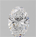 Diamante Natural 3.01 quilates, Ovalado , Color D, claridad SI1 y certificado GIA