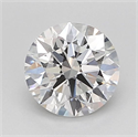 Lab Grown Diamond 1.09 Carats, Round with Ideal Cut, D Color, VVS2 Clarity and Certified by IGI