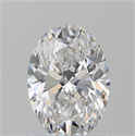 Natural Diamond 1.01 Carats, Oval with  Cut, D Color, VS2 Clarity and Certified by GIA