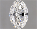Diamante Natural 0.52 quilates, Ovalado , Color E, claridad VVS1 y certificado GIA