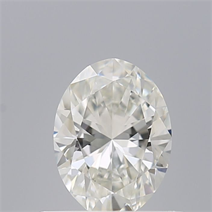 Picture of Natural Diamond 0.50 Carats, Oval with  Cut, G Color, VVS1 Clarity and Certified by IGI