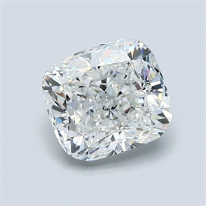 Foto Diamante Natural 1.20 quilates, Del cojín , Color F, claridad SI1 y certificado GIA de