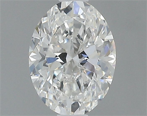 Picture of Natural Diamond 0.55 Carats, Oval with  Cut, F Color, VVS2 Clarity and Certified by GIA