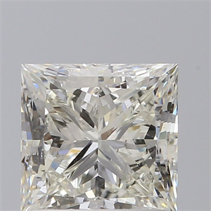 Foto Diamante Natural 1.51 quilates, Princesa , Color K, claridad SI2 y certificado GIA de