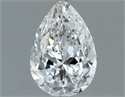 Diamante Natural 0.80 quilates, De pera , Color G, claridad SI2 y certificado GIA