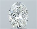 Natural Diamond 1.20 Carats, Oval with  Cut, G Color, VVS2 Clarity and Certified by GIA