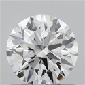 Lab Grown Diamond 0.71 Carats, Round with Ideal Cut, F Color, VS2 Clarity and Certified by IGI