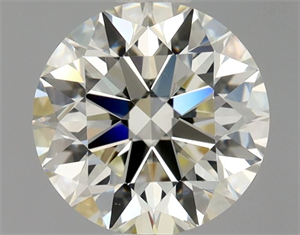 Picture of Natural Diamond 0.90 Carats, Round with Excellent Cut, K Color, VS1 Clarity and Certified by GIA