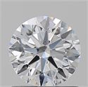 Natural Diamond 0.86 Carats, Round with Excellent Cut, D Color, SI1 Clarity and Certified by GIA