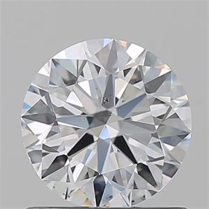 Picture of Natural Diamond 0.86 Carats, Round with Excellent Cut, D Color, SI1 Clarity and Certified by GIA
