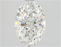 Diamante Natural 1.80 quilates, Ovalado , Color F, claridad VS2 y certificado GIA