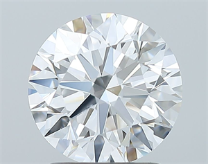 Picture of Natural Diamond 1.80 Carats, Round with Excellent Cut, E Color, SI1 Clarity and Certified by GIA