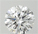 Lab Grown Diamond 2.22 Carats, Round with Ideal Cut, E Color, VVS2 Clarity and Certified by IGI