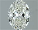 Natural Diamond 1.31 Carats, Oval with  Cut, H Color, SI1 Clarity and Certified by IGI