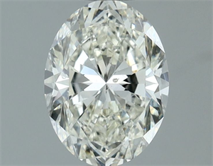 Picture of Natural Diamond 1.31 Carats, Oval with  Cut, H Color, SI1 Clarity and Certified by IGI