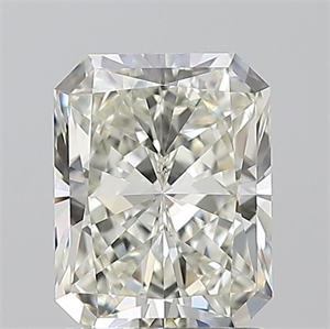Picture of Natural Diamond 1.51 Carats, Radiant with  Cut, K Color, VS2 Clarity and Certified by GIA