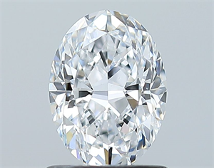 Foto Diamante Natural 1.01 quilates, Ovalado , Color D, claridad VS2 y certificado GIA de