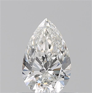 Picture of Natural Diamond 0.50 Carats, Pear with  Cut, G Color, VS1 Clarity and Certified by GIA