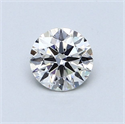 Diamante Natural 0.58 quilates, Redondo , Color I, claridad VS2 y certificado GIA