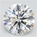 Lab Grown Diamond 3.36 Carats, Round with Excellent Cut, D Color, VVS1 Clarity and Certified by GIA